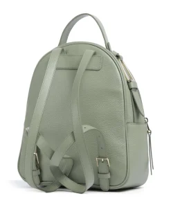 Malory Rucksack genarbtes Leder graugrün