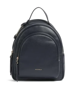 Malory Rucksack genarbtes Leder dunkelblau