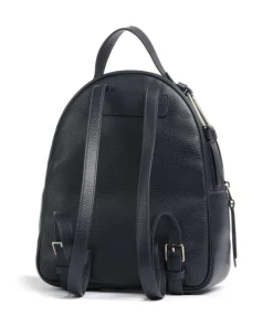 Malory Rucksack genarbtes Leder dunkelblau