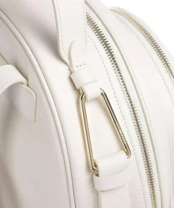 Malory Rucksack genarbtes Leder weiß