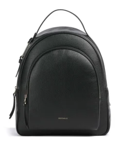 Malory Rucksack genarbtes Leder schwarz
