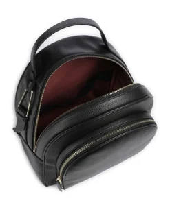 Malory Rucksack genarbtes Leder schwarz