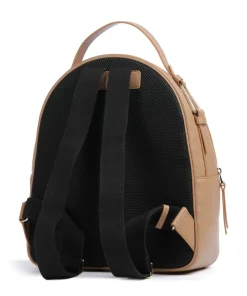Malory Rucksack genarbtes Leder hellbraun