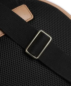 Malory Rucksack genarbtes Leder hellbraun