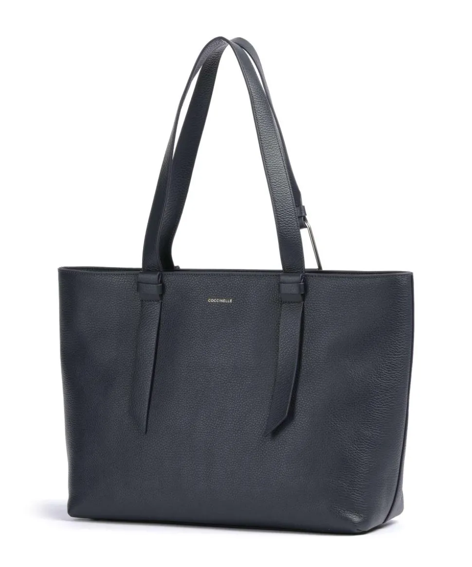 Malory Shopper genarbtes Rindsleder navy