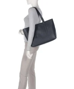 Malory Shopper genarbtes Rindsleder navy