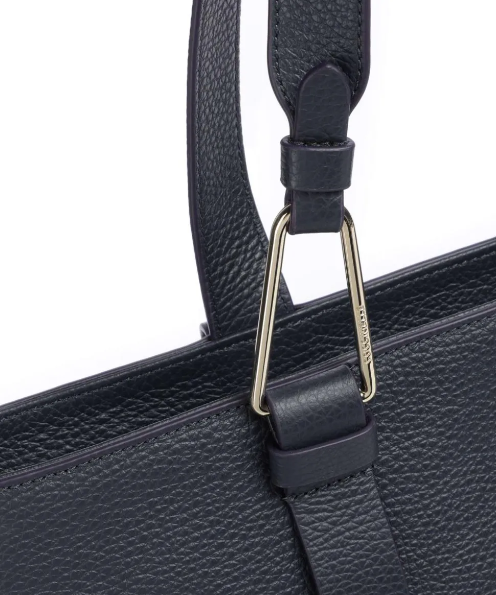 Malory Shopper genarbtes Rindsleder navy