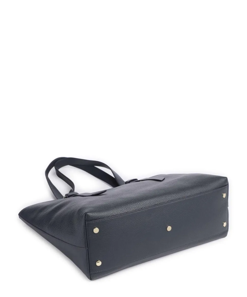 Malory Shopper genarbtes Rindsleder navy