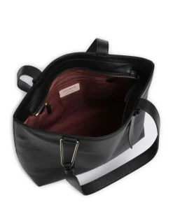 Malory Shopper genarbtes Leder schwarz