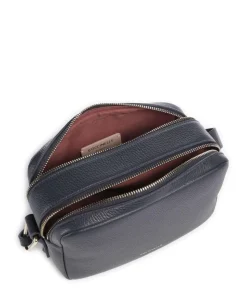 Malory Umhängetasche genarbtes Rindsleder navy