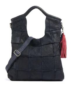 Malvengasse 1 Shopper Schafsleder navy