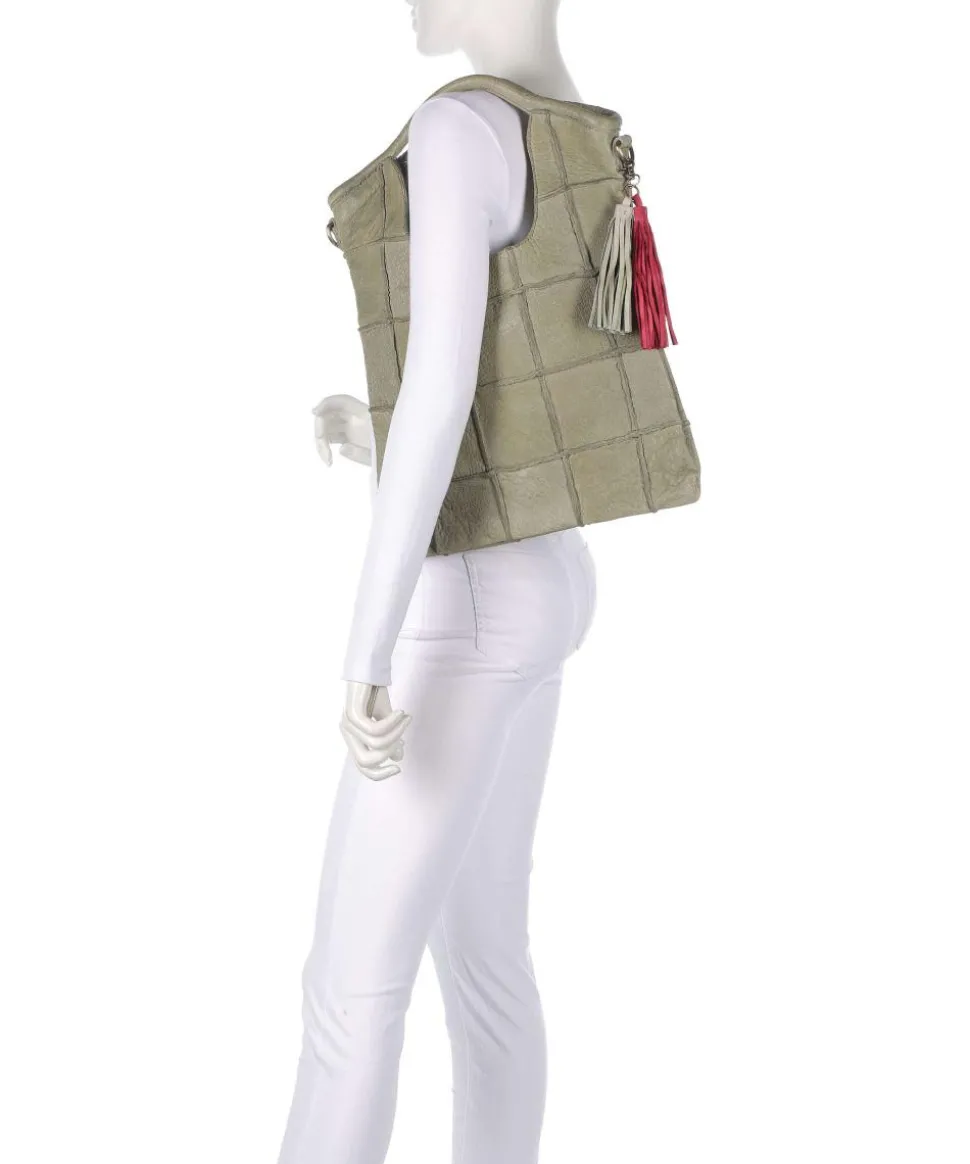 Malvengasse 1 Shopper Schafsleder grün