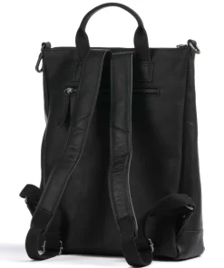 Manchester Rucksack Pull-Up Rindsleder schwarz