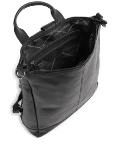 Manchester Rucksack Pull-Up Rindsleder schwarz