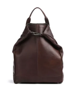 Manchester Rucksack Pull-Up Rindsleder dunkelbraun