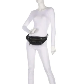 Manhattan M Gürteltasche Lederimitat schwarz