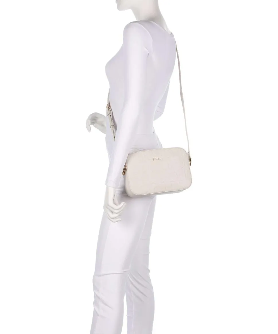 Manhattan M Umhängetasche Lederimitat elfenbein