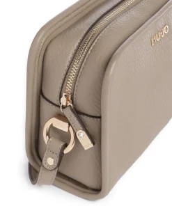 Manhattan M Umhängetasche Lederimitat taupe