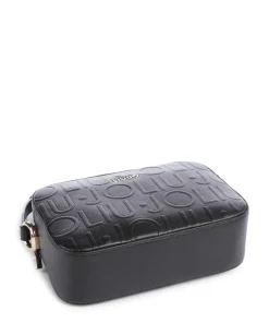 Manhattan M Umhängetasche Lederimitat schwarz