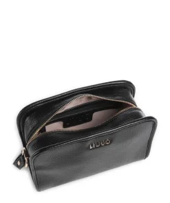 Manhattan M Umhängetasche Lederimitat schwarz