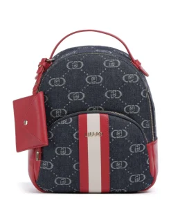 Manhattan Rucksack Baumwolle blau/rot