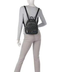 Manhattan Rucksack Lederimitat anthrazit