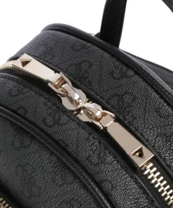 Manhattan Rucksack Lederimitat anthrazit