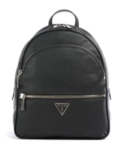 Manhattan Rucksack Lederimitat schwarz