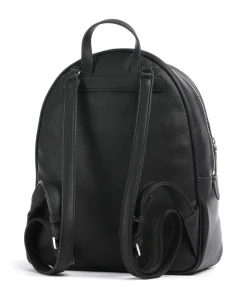 Manhattan Rucksack Lederimitat schwarz
