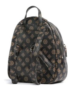 Manhattan Rucksack Lederimitat dunkelbraun