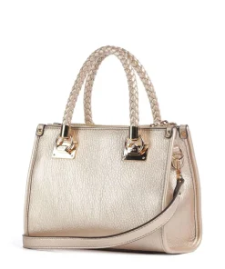 Manhattan S Handtasche Lederimitat gold