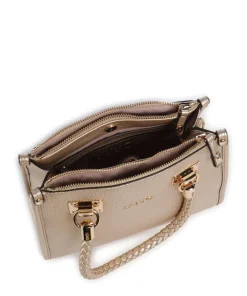 Manhattan S Handtasche Lederimitat gold