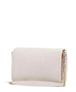 Manhattan S Schultertasche Lederimitat elfenbein