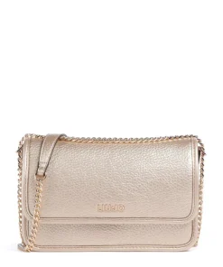 Manhattan S Schultertasche Lederimitat gold