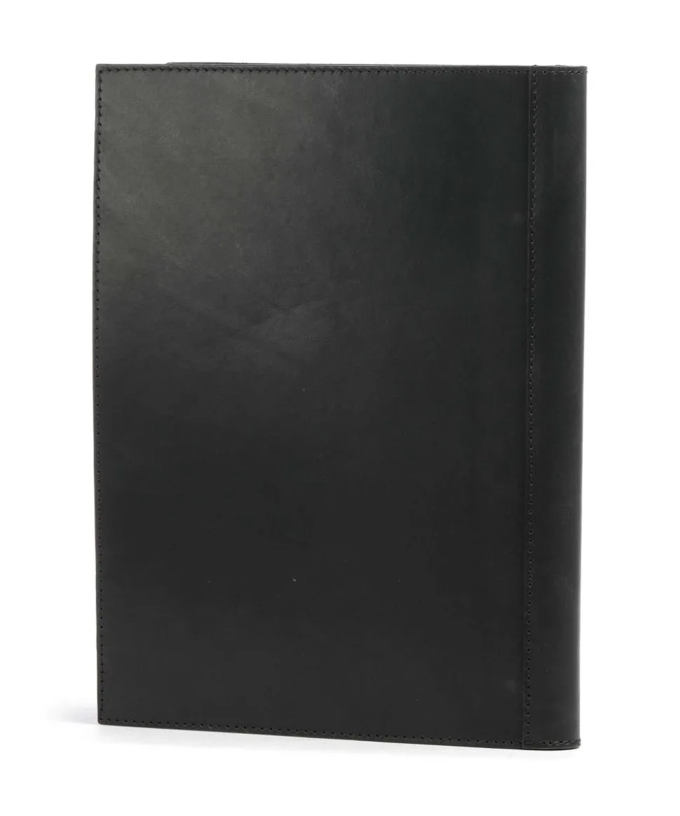 Mappe fein genarbtes Rindsleder schwarz