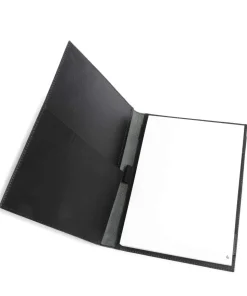 Mappe fein genarbtes Rindsleder schwarz