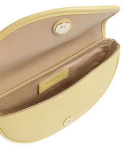 Mara Clutch fein genarbtes Rindsleder gelb