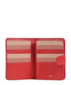 Marbella RFID Geldbörse fein genarbtes Kalbsleder rot