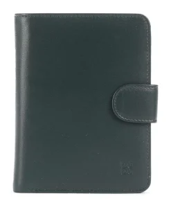 Marbella RFID Geldbörse fein genarbtes Kalbsleder dunkelgrün