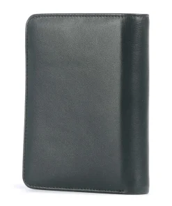 Marbella RFID Geldbörse fein genarbtes Kalbsleder dunkelgrün