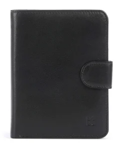 Marbella RFID Geldbörse fein genarbtes Kalbsleder schwarz