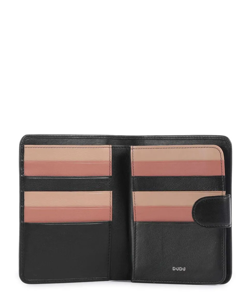 Marbella RFID Geldbörse fein genarbtes Kalbsleder schwarz