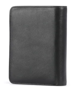 Marbella RFID Geldbörse fein genarbtes Kalbsleder schwarz