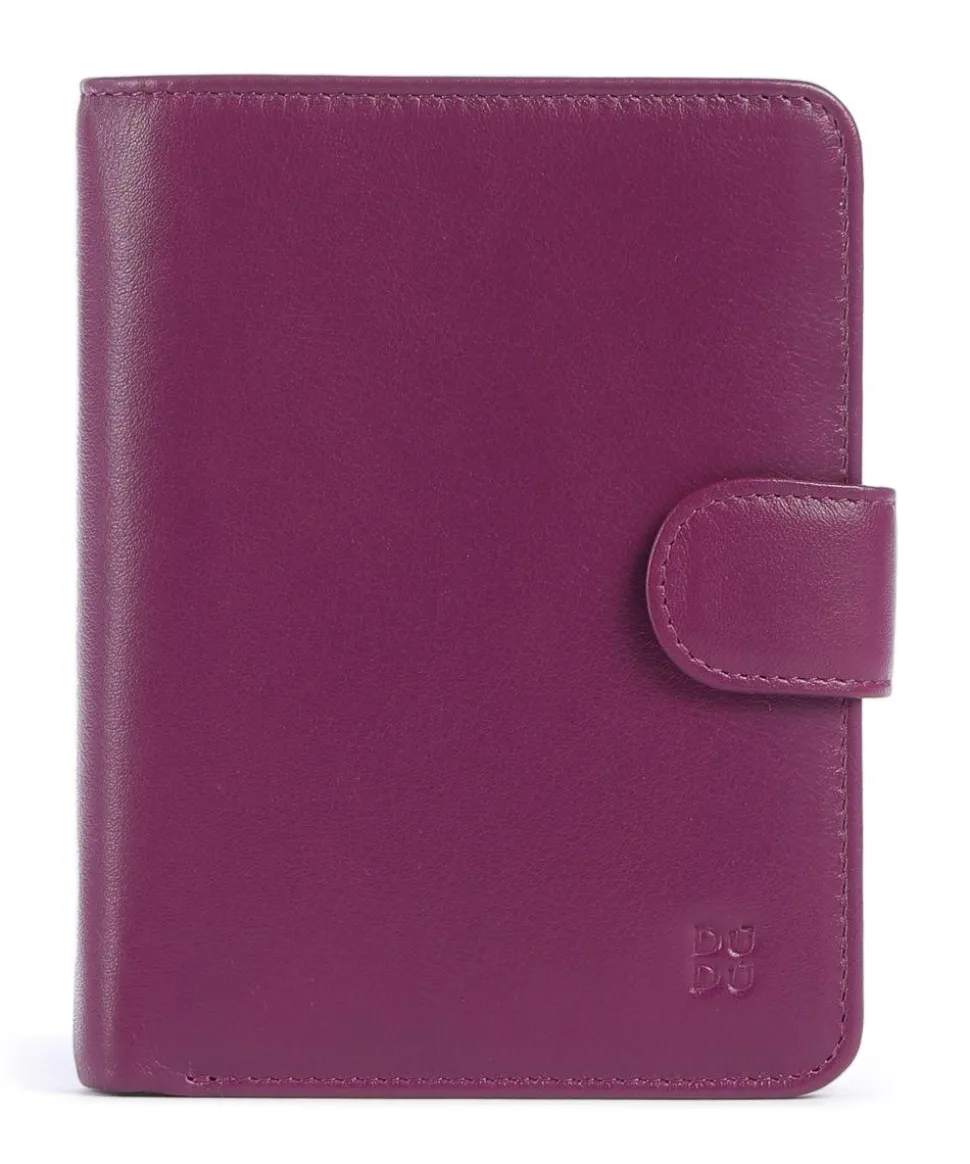 Marbella RFID Geldbörse fein genarbtes Kalbsleder brombeer