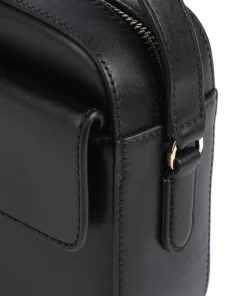 Marcy Medium Umhängetasche fein genarbtes Rindsleder schwarz