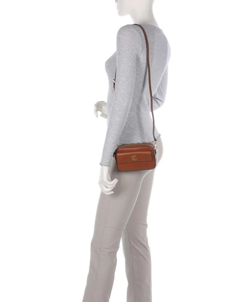 Marcy Small Umhängetasche fein genarbtes Rindsleder tan