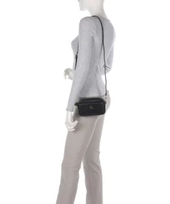 Marcy Small Umhängetasche fein genarbtes Rindsleder schwarz