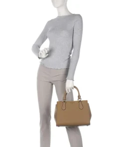 Marilyn Handtasche Saffiano-Rindsleder braun