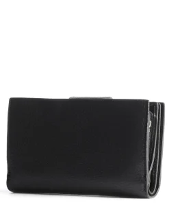 Marmolada RFID Geldbörse genarbtes Kalbsleder schwarz