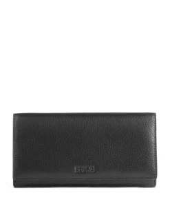 Marmolada RFID Geldbörse genarbtes Kalbsleder schwarz